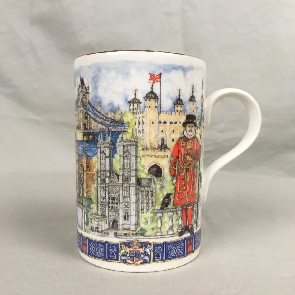 James Sadler Thameside Coffee Tea Mug Bone China